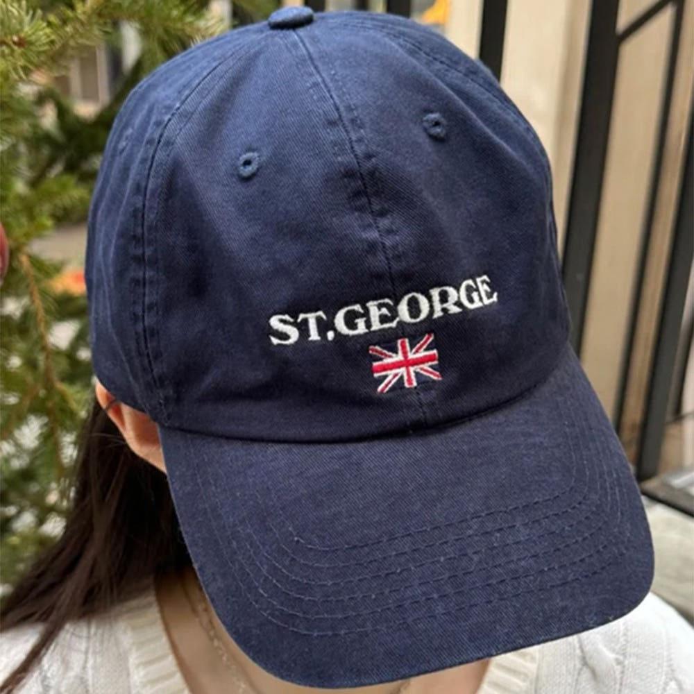 브랜디멜빌 로제 모자 캐서린 세인트 조지 캡모자 야구모자 네이비블루
