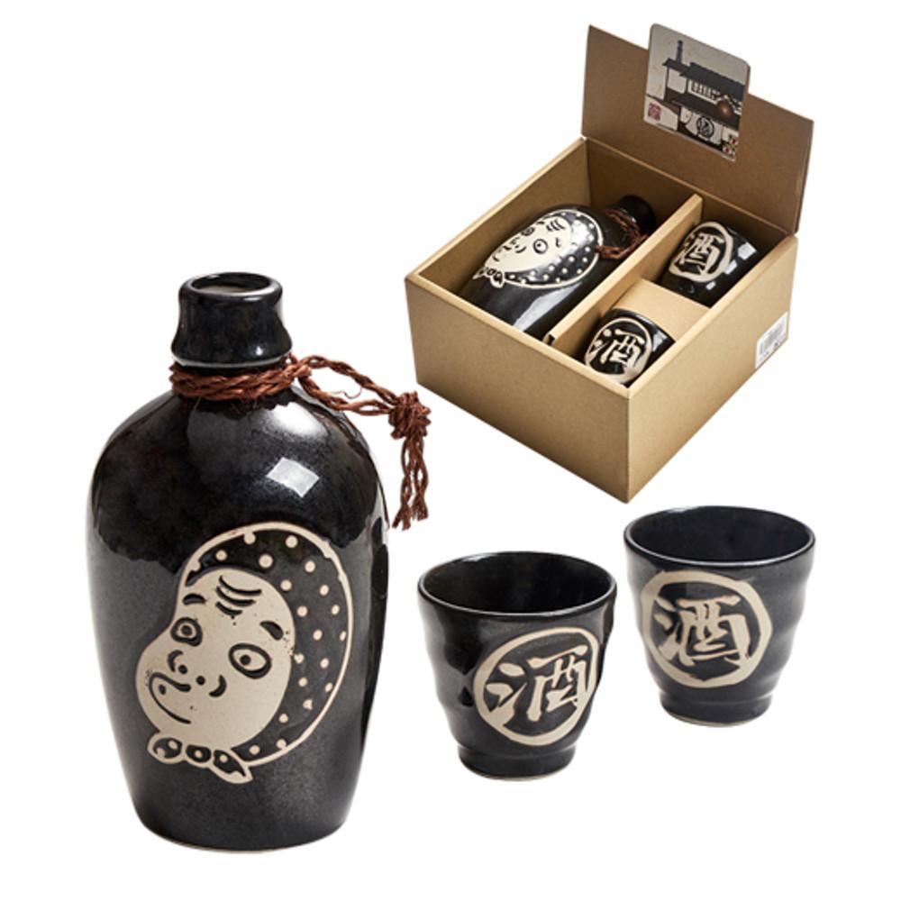 도공마을 효토코 사케 도쿠리 세트 한자 독구리 술잔 이자카야