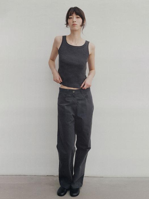 Eden washing pants (Charcoal)