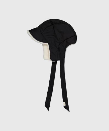 PADDING FUR TROOPER HAT - 패딩 퍼 트루퍼 햇 [ NIGHT BLACK ]