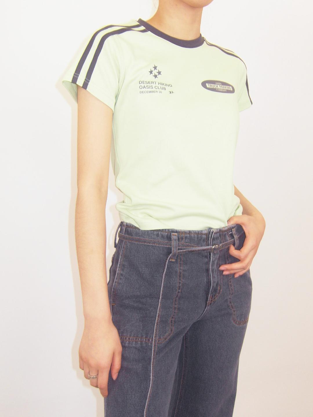 [EXCLUSIVE] Oasis Football T-shirt Lime