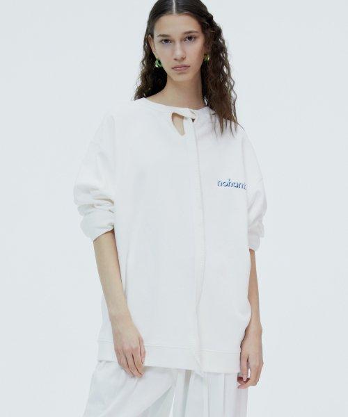 PRINCE TWO WAY SWEATSHIRT WHITE