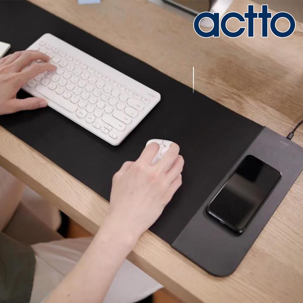 고속 무선 충전 마우스패드 장패드 키보드 데스크매트