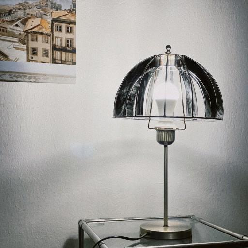 스테인드글라스 반구 조명 스탠드 램프