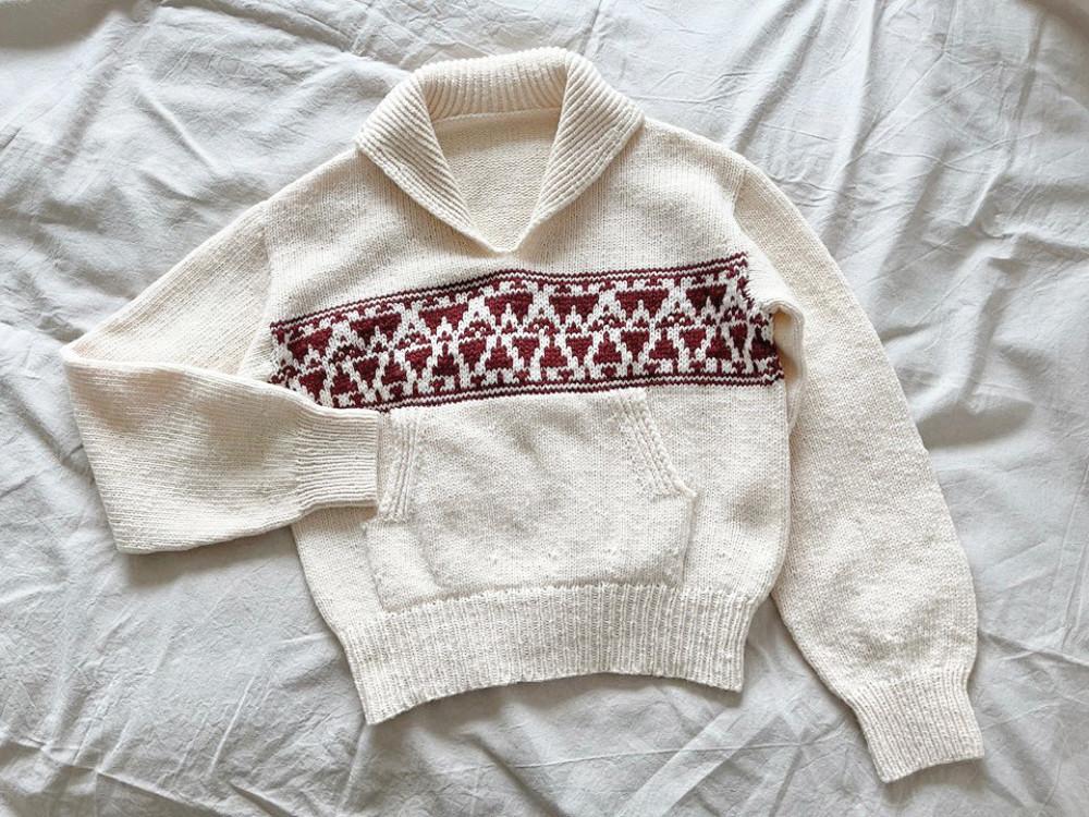 [니드니츠] 글루크 포켓 스웨터 여성 크롭 버전 뜨개 도안 Glück Pocket Sweater Female Cropped ver. knitting pattern