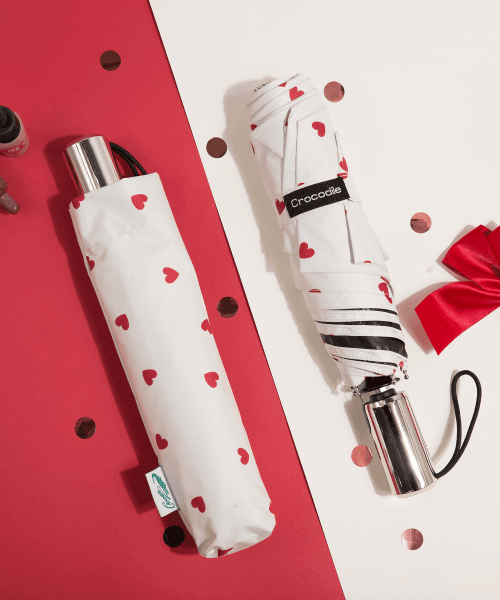 3단 슬림 하트 고정 전자동 암막 우양산