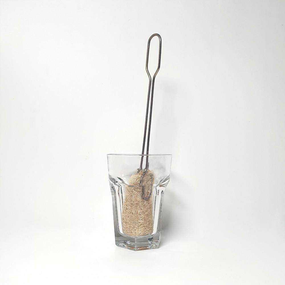 티디마켓 젖병 텀블러 세척솔 물병 브러시 올스텐 국산 천연수세미 병솔 28cm