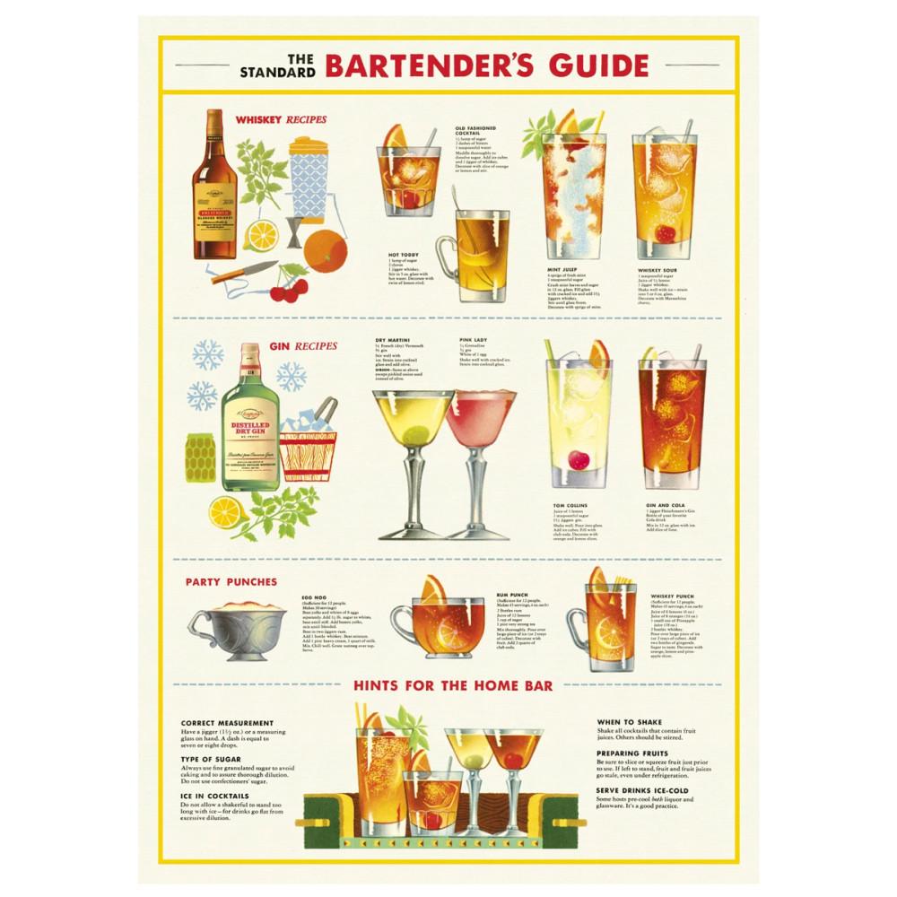 [카발리니][CAVALLINI] WRAP/POSTER - BARTENDER'S GUIDE / 카발리니 포스터 (50x70)