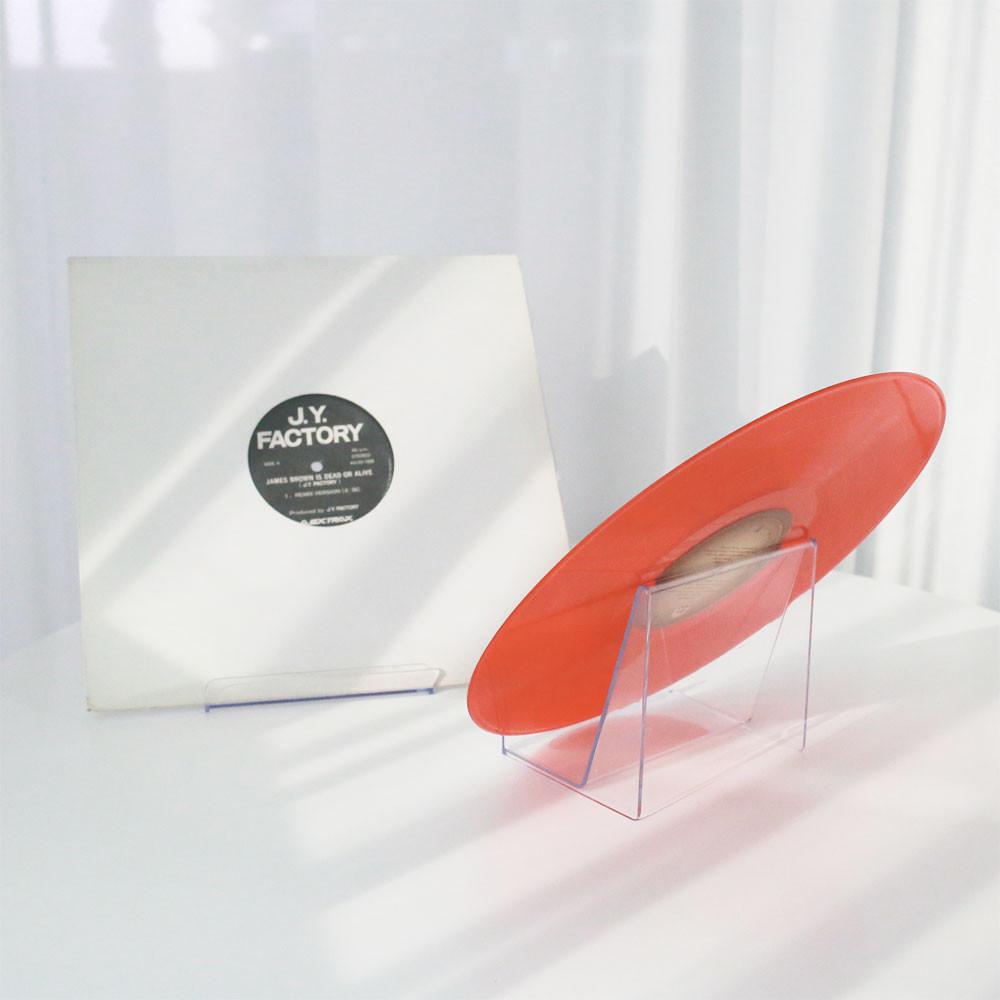 레코드판 LP 진열 스탠드 거치대 수납 스탠드 2개입