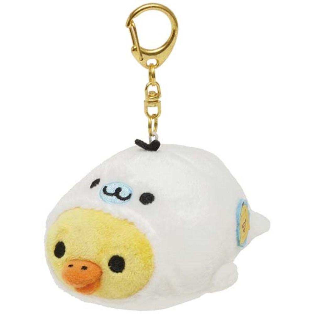 키이로이토리 아쿠아리움 마메고마 콜라보 키링 인형 가방고리 산엑스 일본 정품