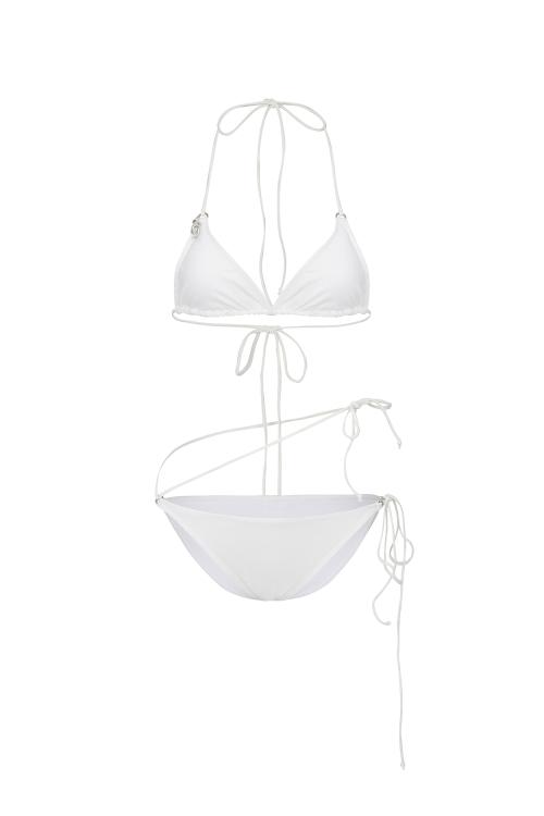 TINA STRING BIKINI SET white