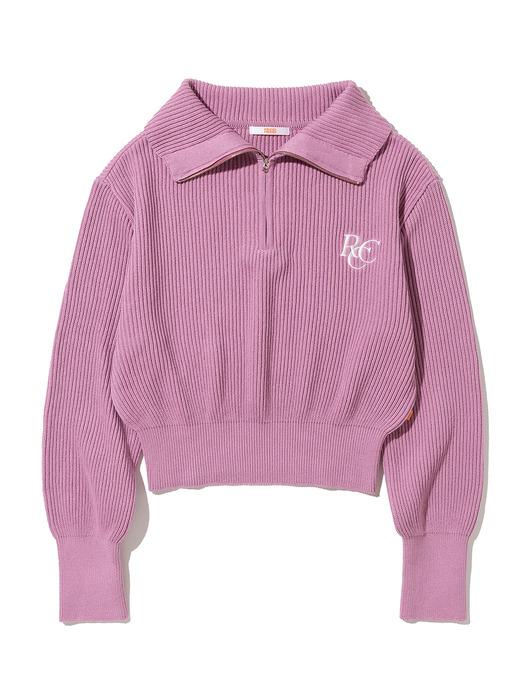 RCC Knit Half Zipup [PINK]