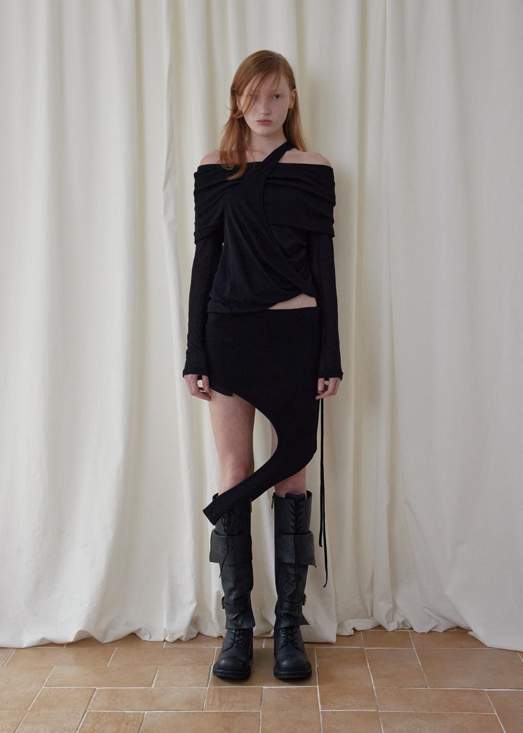 [3/11~ 발송] TWO-WAY OFFSHOULDER TOP, BLACK