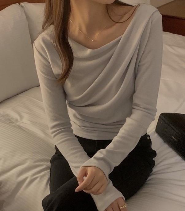 런던플랏 여성티셔츠 이너티셔츠 긴팔티셔츠 포그셔링티