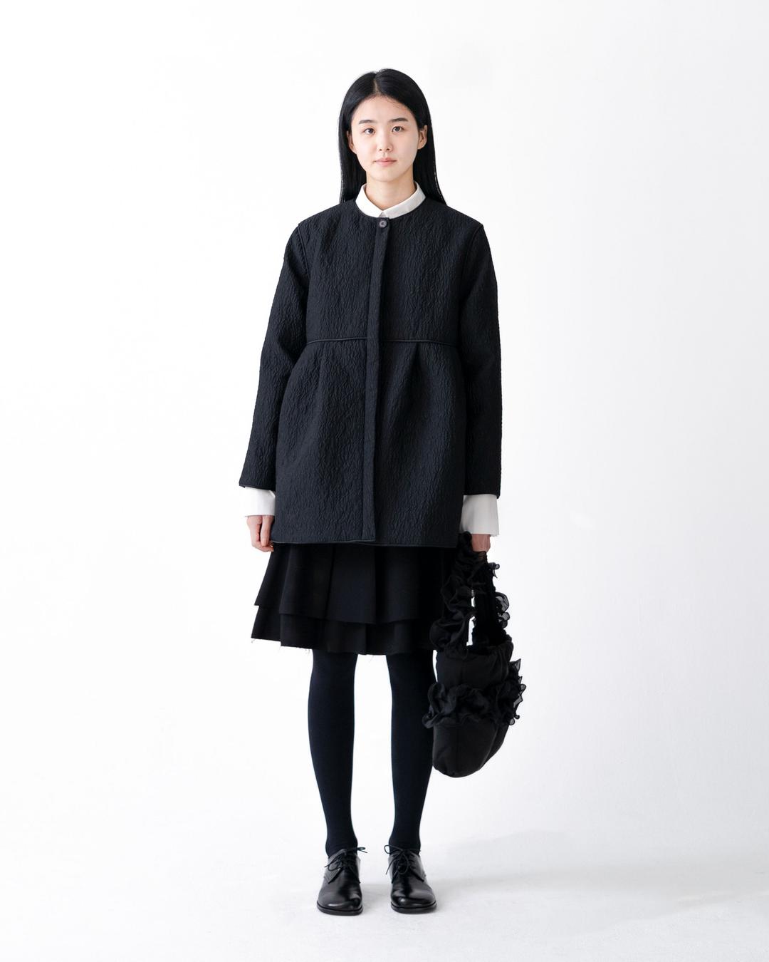jacquard volume jacket (open, 단독 주문 시 선발송)