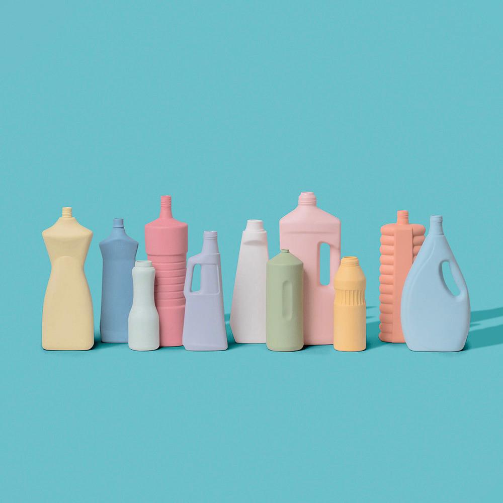 미들킹덤 보틀베이스 오브제 화병 도자기 꽃병