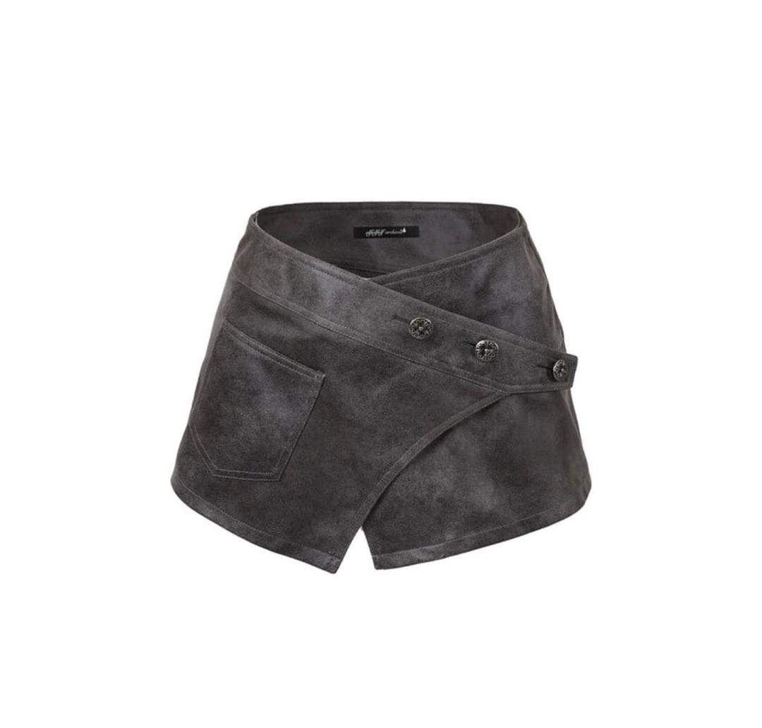 (무배)elfelfelf엘프엘프엘프 BELT WRAP SKIRT 랩스커트 | 후루츠패밀리