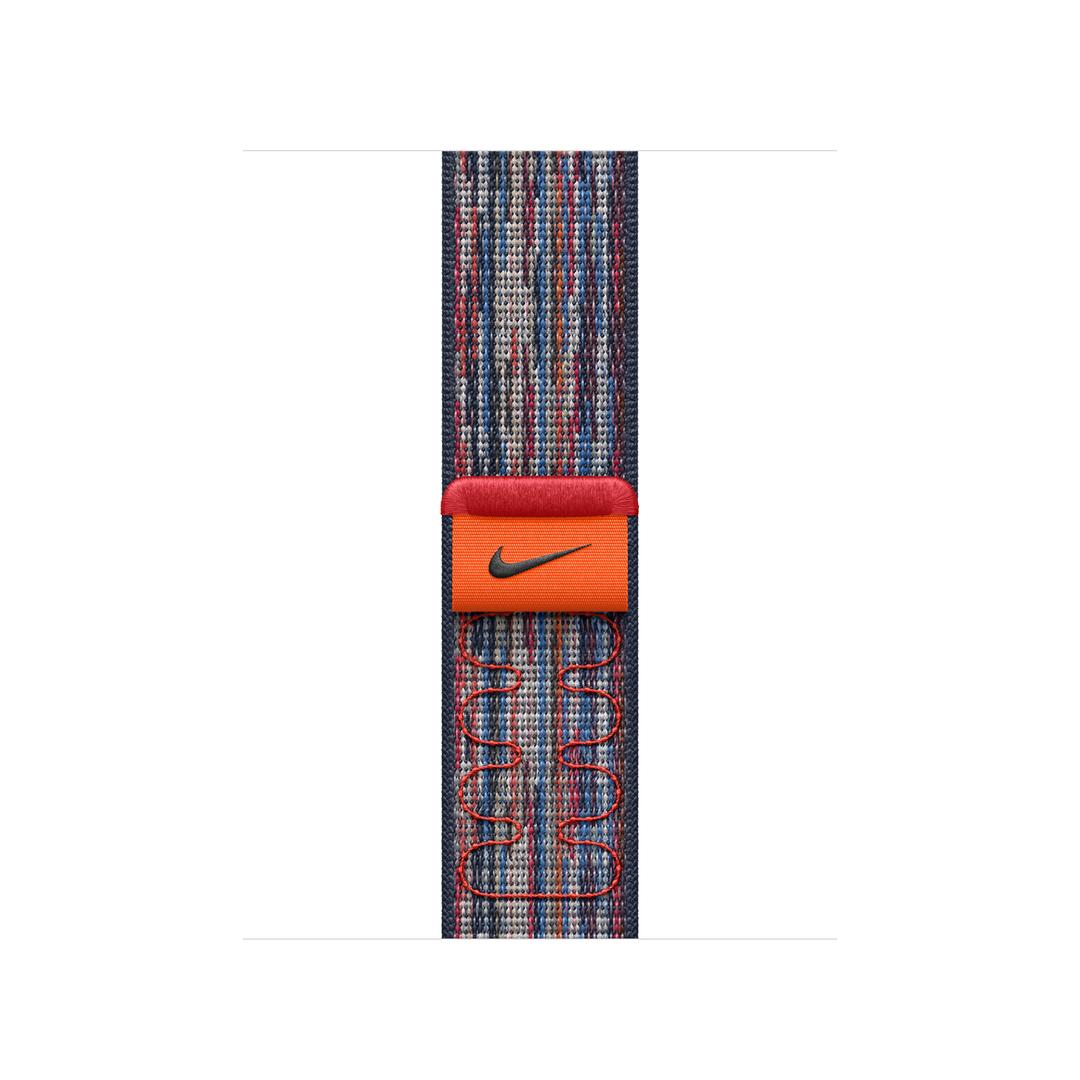 40mm 블루/레드 Nike 스포츠 루프