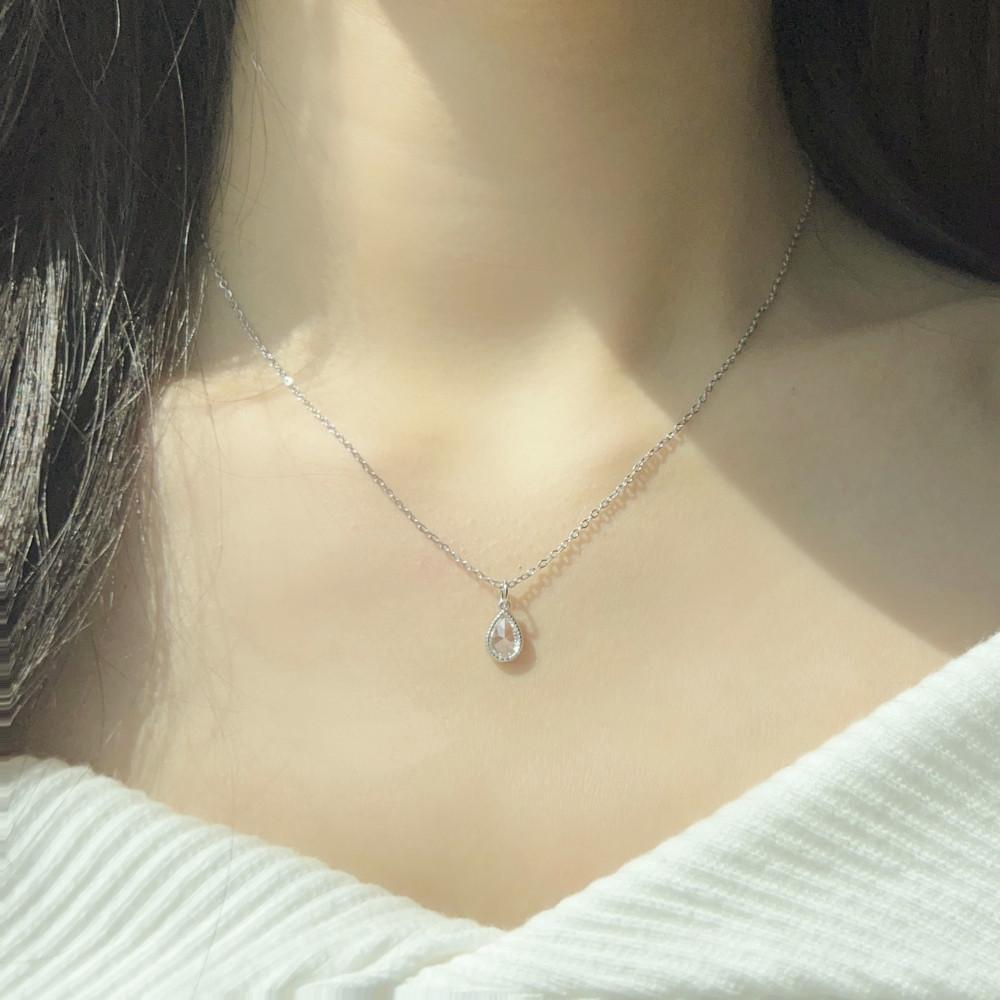 [무배/당일출고] 유기견후원 써지컬목걸이 기부 물방울 목걸이