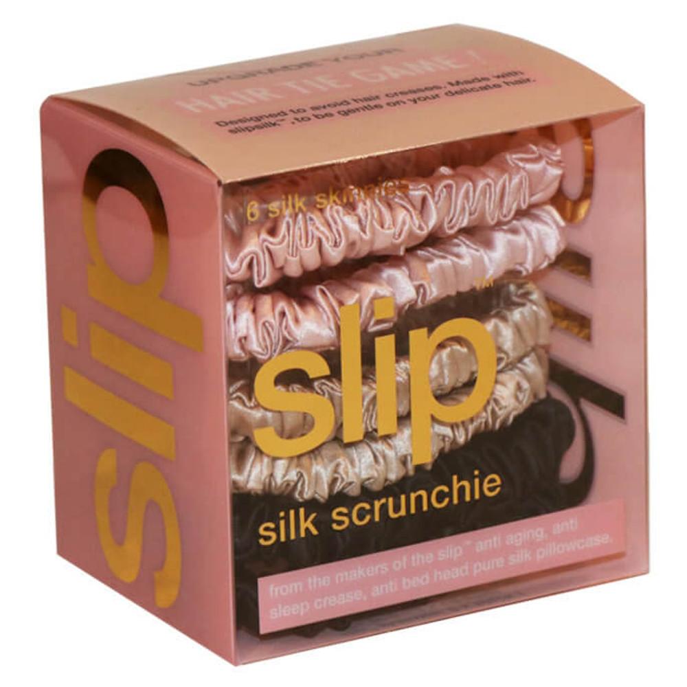 슬립 스크런치 slip Pure Silk skinny Scrunchies 슬립 실크 스크런치 스키니 곱창밴드 머리끈