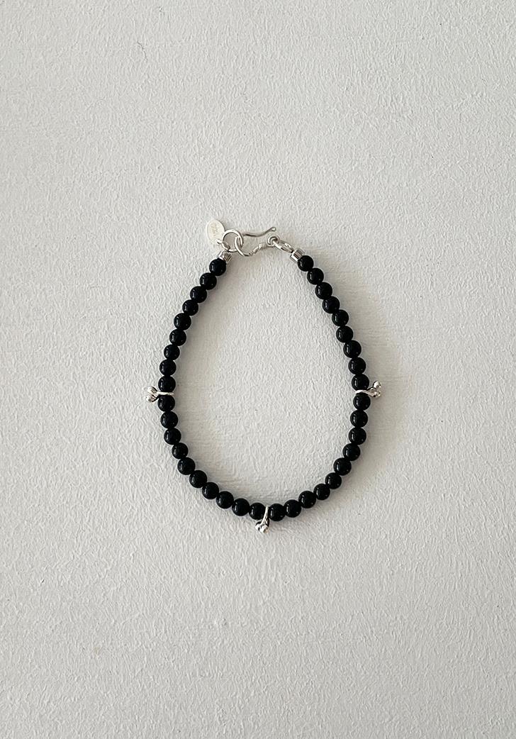 [2차 리오더] deep rose black cherry bracelet (Silver 925)