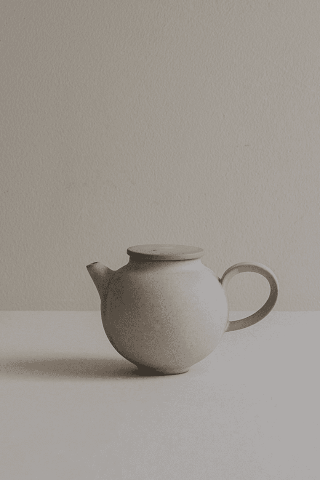 Circular Teapot｜Stone Beige