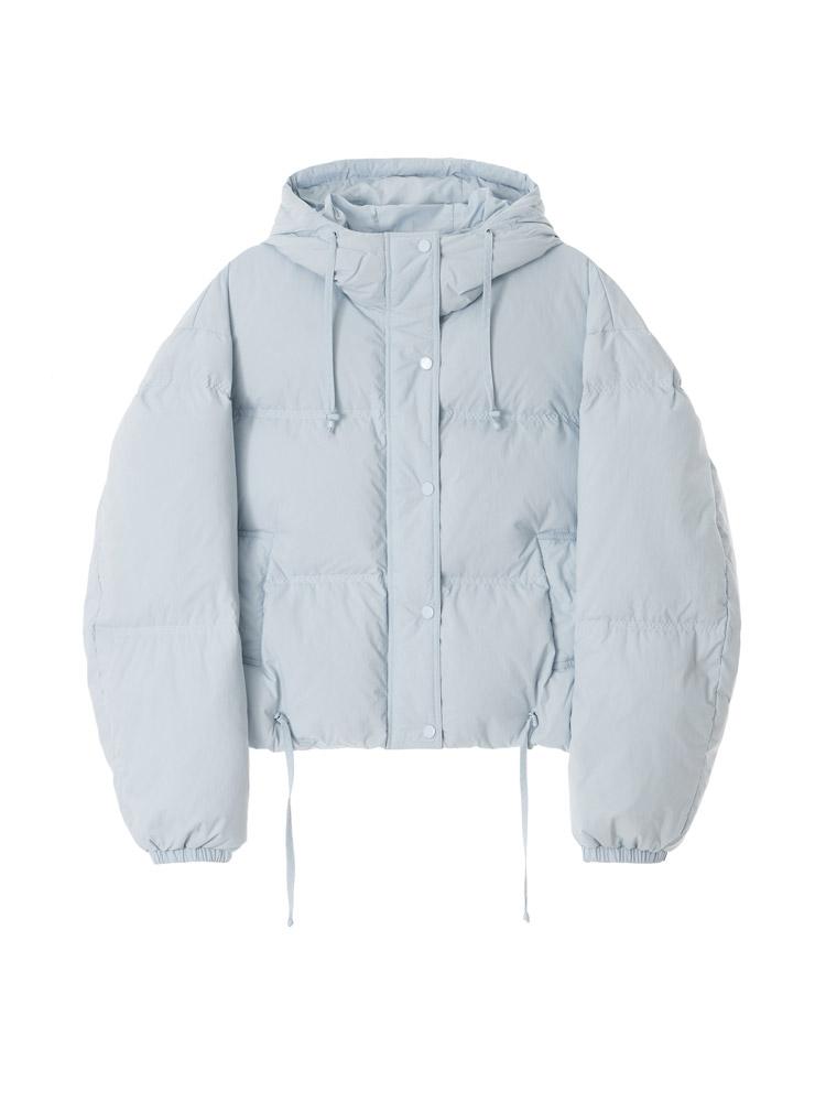 Cocoon Duck Down Hooded Padding - sora