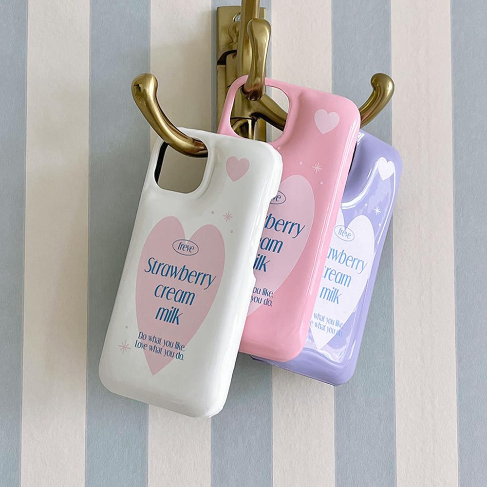 프리브 플러피 쿠션케이스 White iphone 13