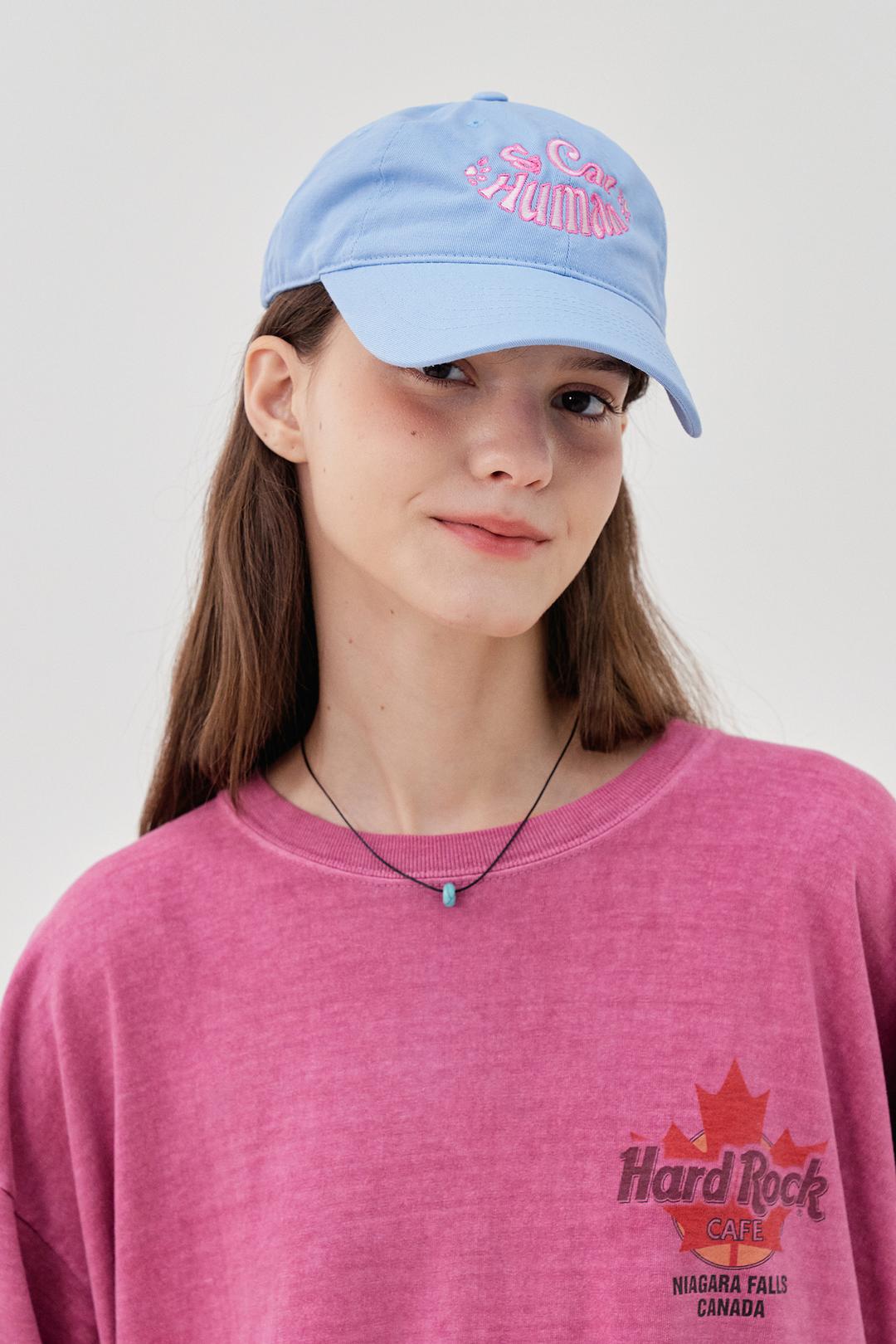 AND CAT BALL CAP / BLUE