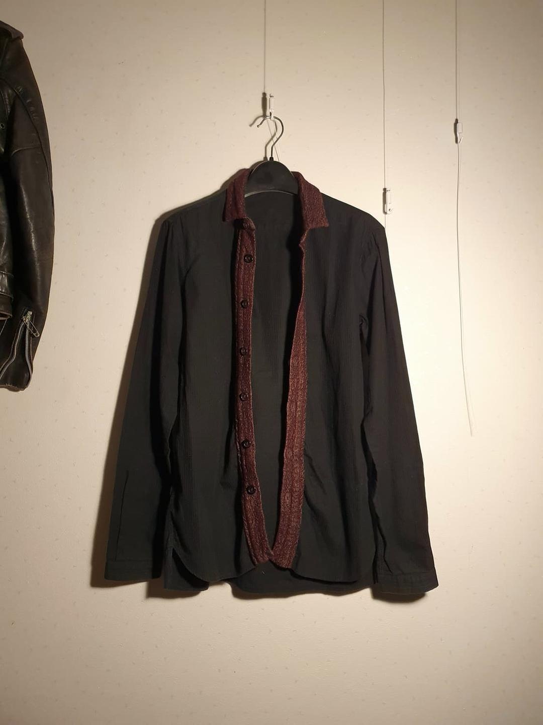 Ann demeulemeester placket detail shirt | 후루츠패밀리