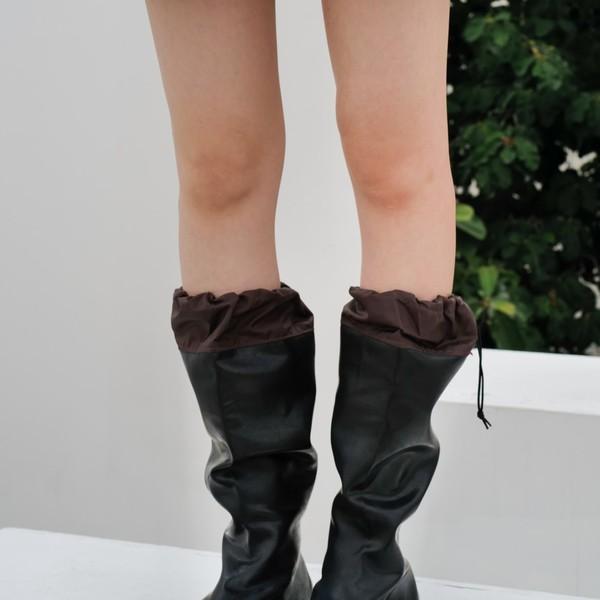 Pokeboo Rainboots -  Black/Brown (6월 초 발송)