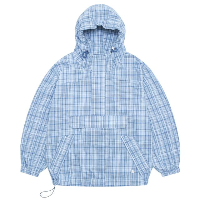 Plaid Pullover (Blue/White) - S
