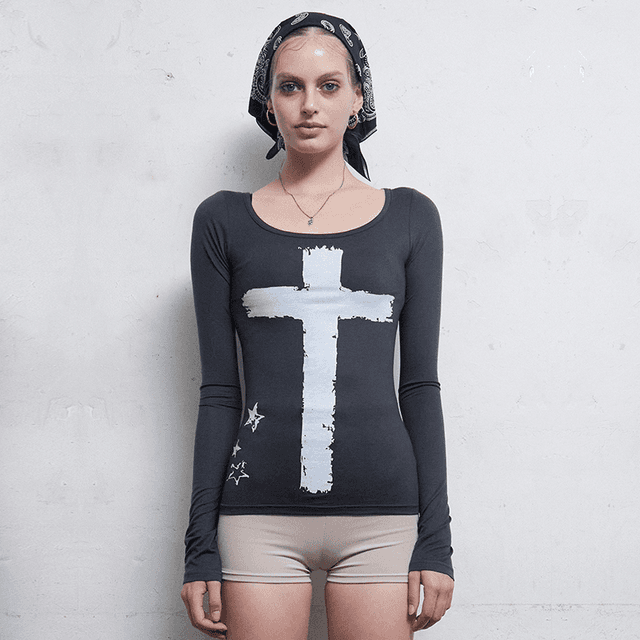 [HILLDA] Emergency Long Sleeve [Charcoal]