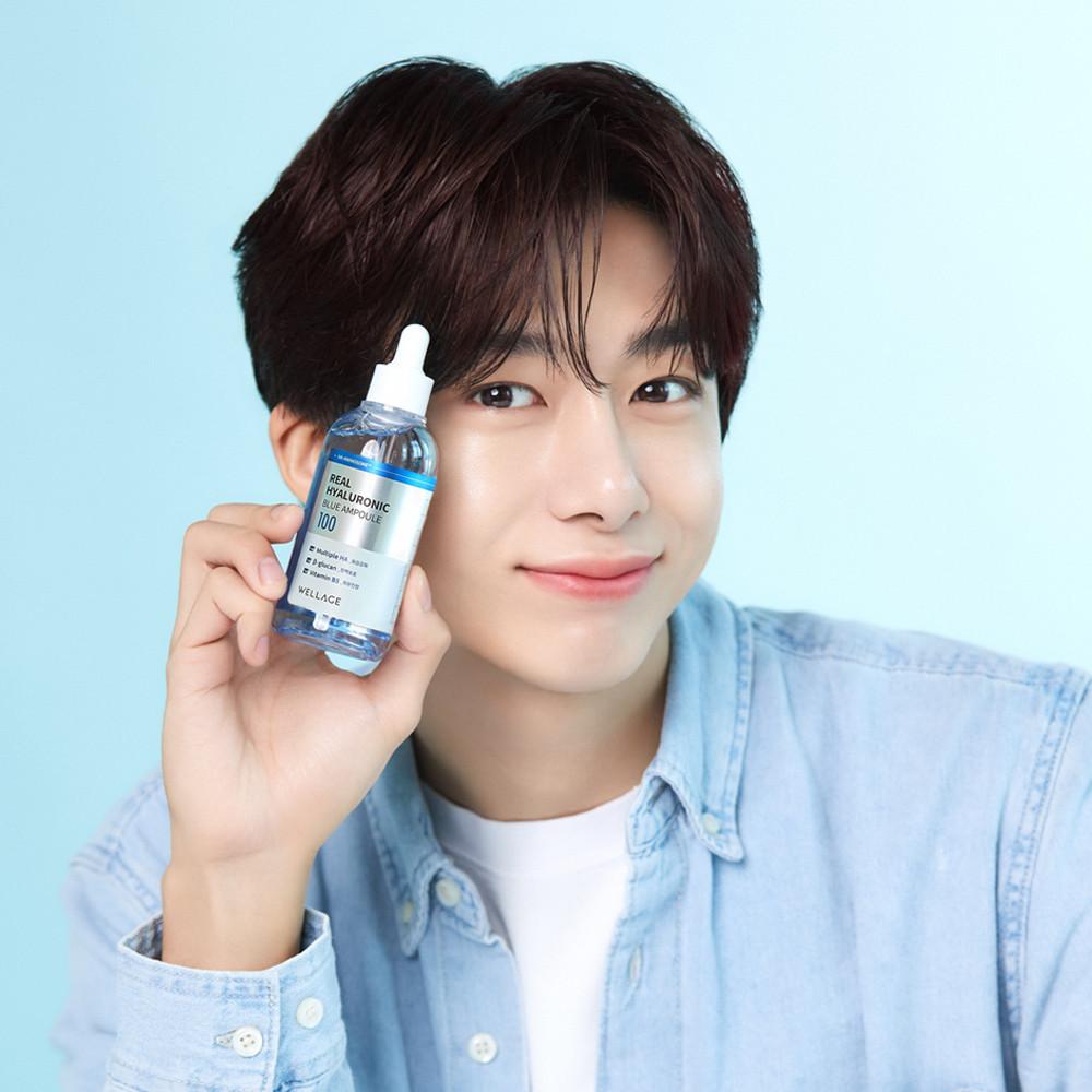 [마스크팩 증정] 웰라쥬 리얼 히알루로닉 블루 100 앰플 (100ml) / 속건조 / 수분보습 / 히알루론산