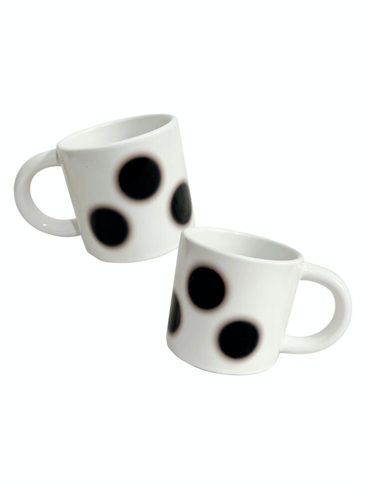 블러 도트 라운드 머그 (빅)