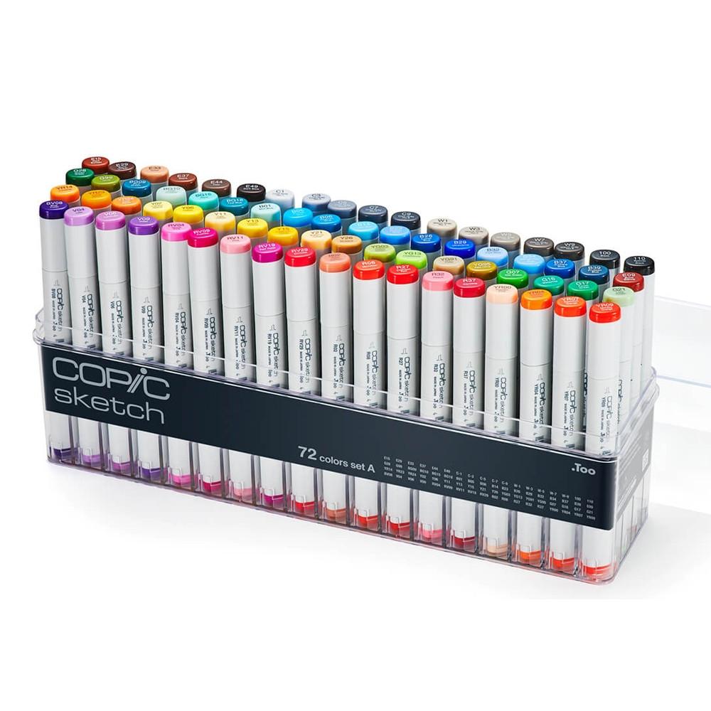 코픽 스케치 마카 72색 세트 (A B C D E)