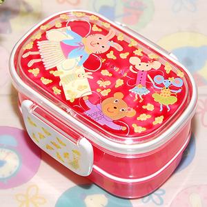 럽빠빠 2단 도시락 (핑크)