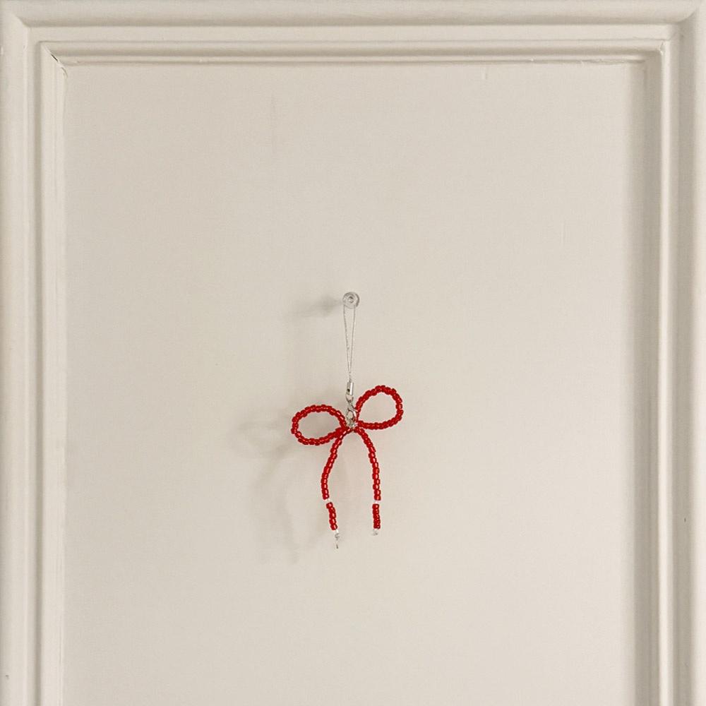 Beads Ribbon Ornament & Phone Strap