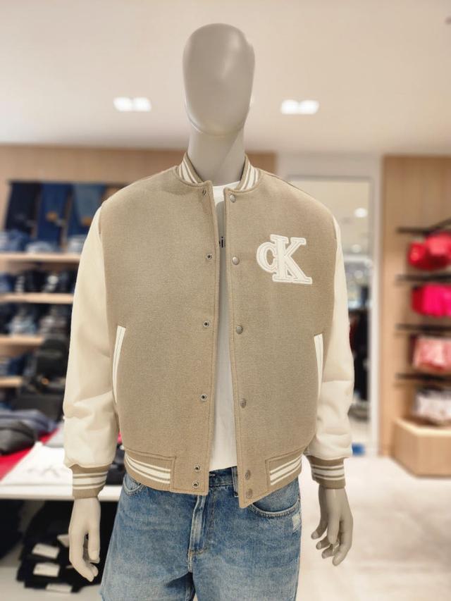 [캘빈클라인] Calvin Klein Jeans 남성 바시티 봄버 자켓 [J324433-PED]