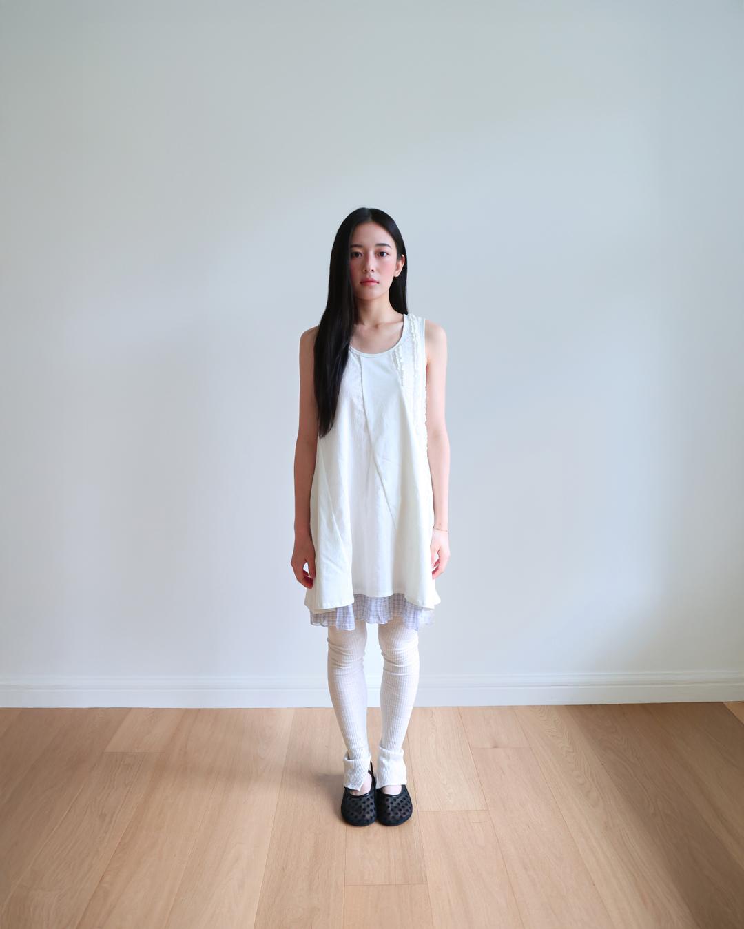 SLIT LAYERED ONE PIECE [IVORY] _7/4 예약 배송