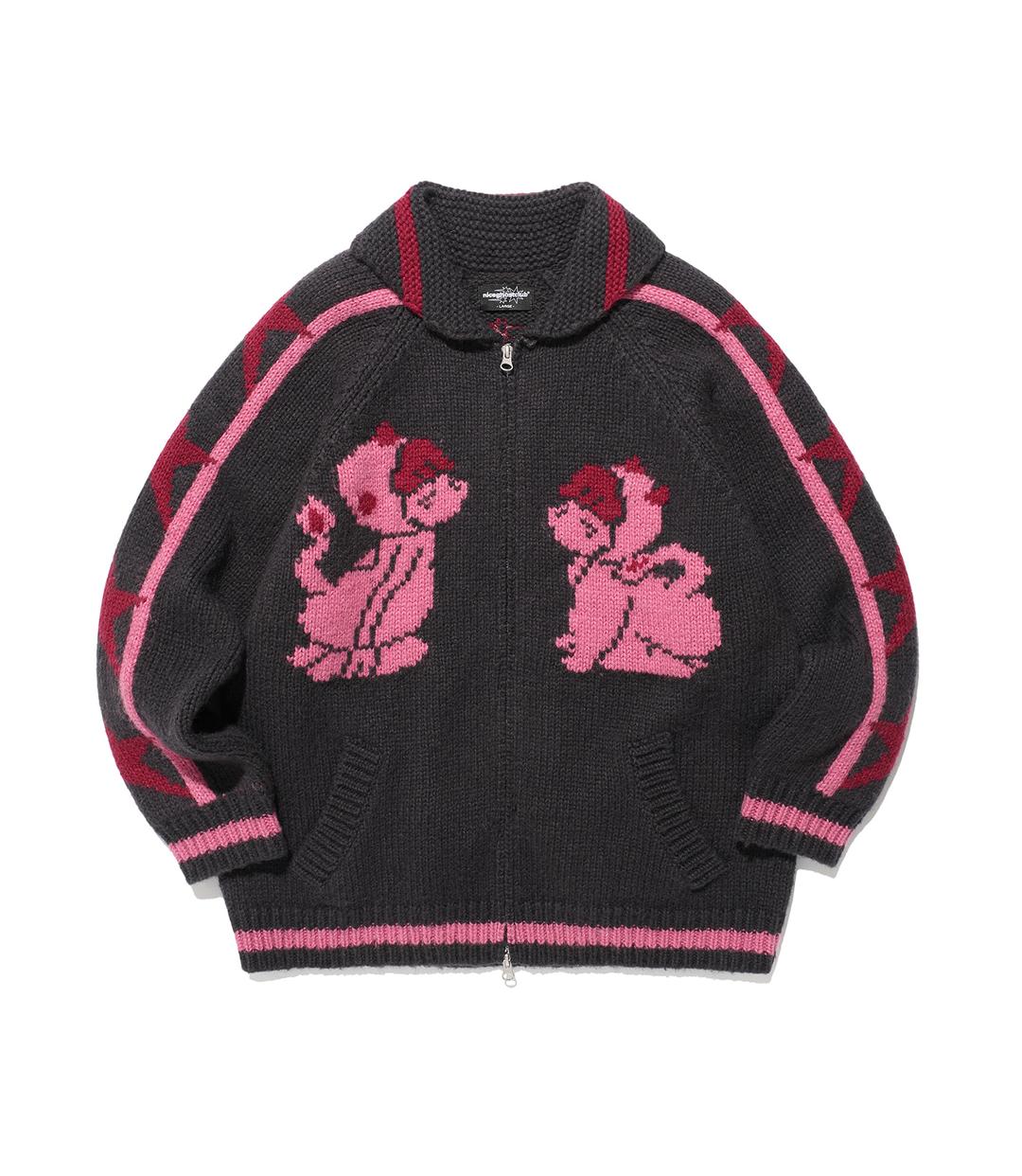 devil cowichan sweater[purple]