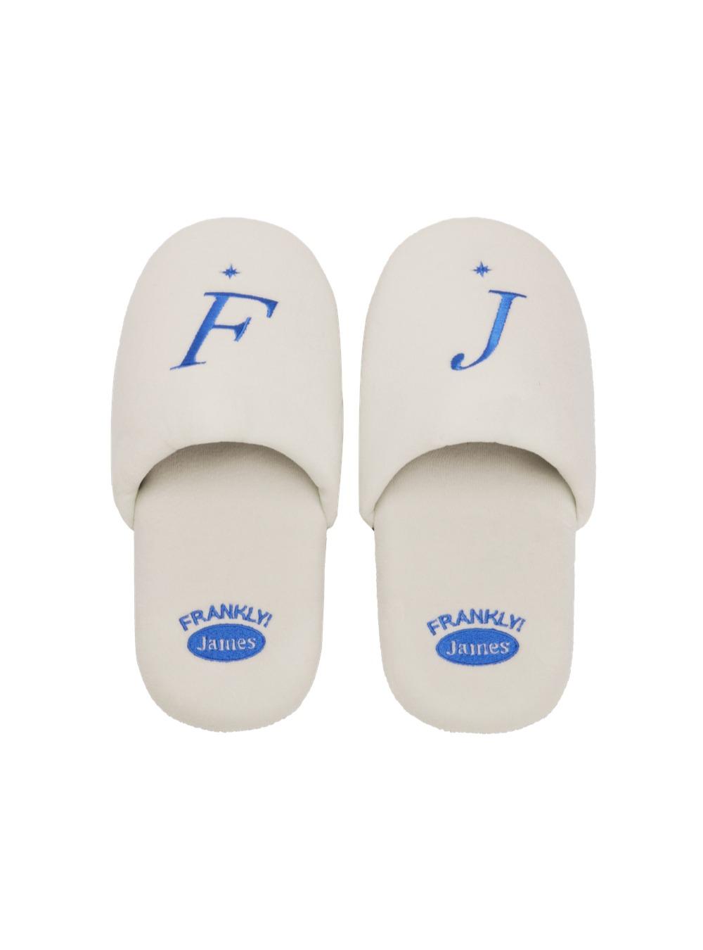 Velour Room Shoes - FJ Edition, White