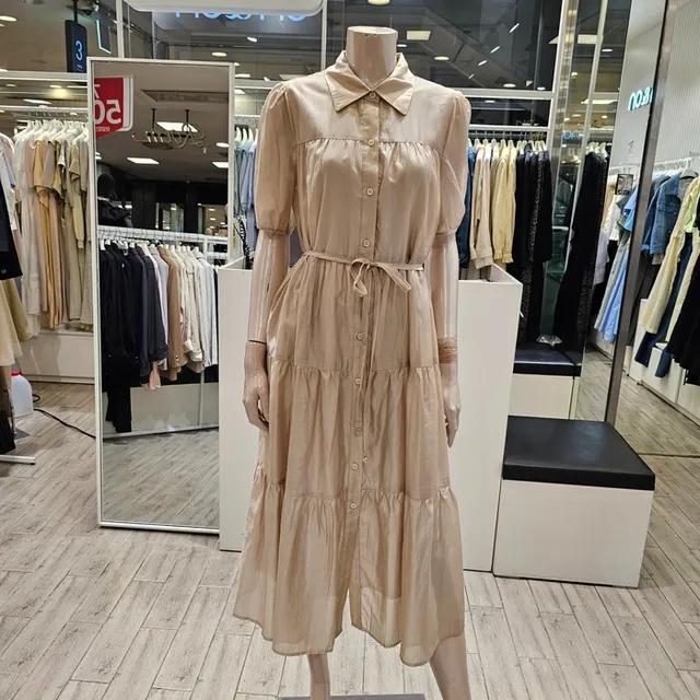 [온앤온]온앤온 로고 벨티드 루즈핏 티어드 원피스 NJW4MO693_P364188880