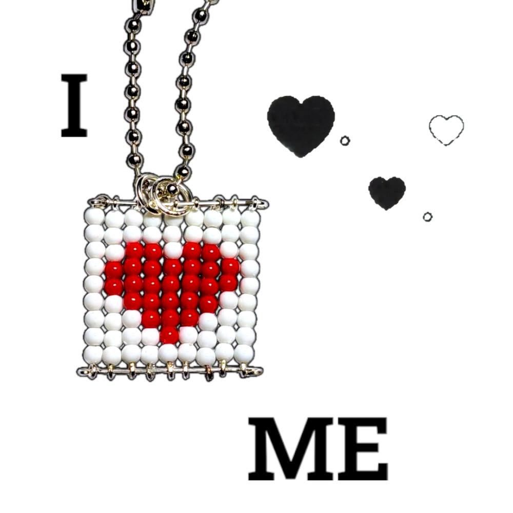 하트 비즈발 키링 2종 폰꾸 키홀더 가방키링 행운 키링선물 유니크