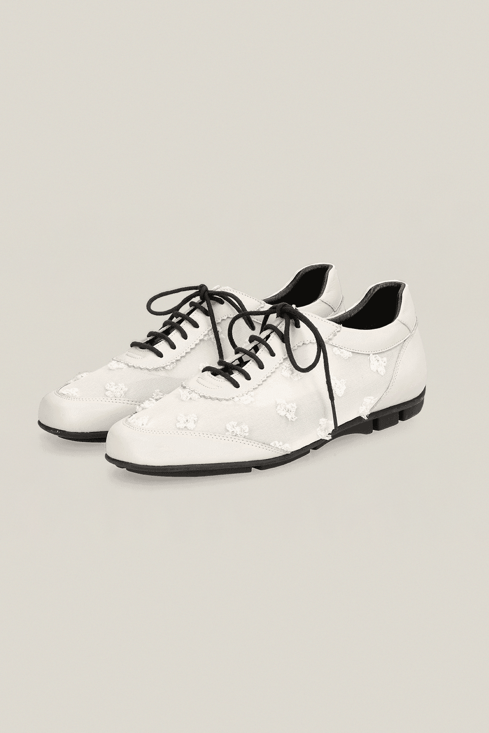 COZ SEE THROUGH FLOWER SNEAKERS