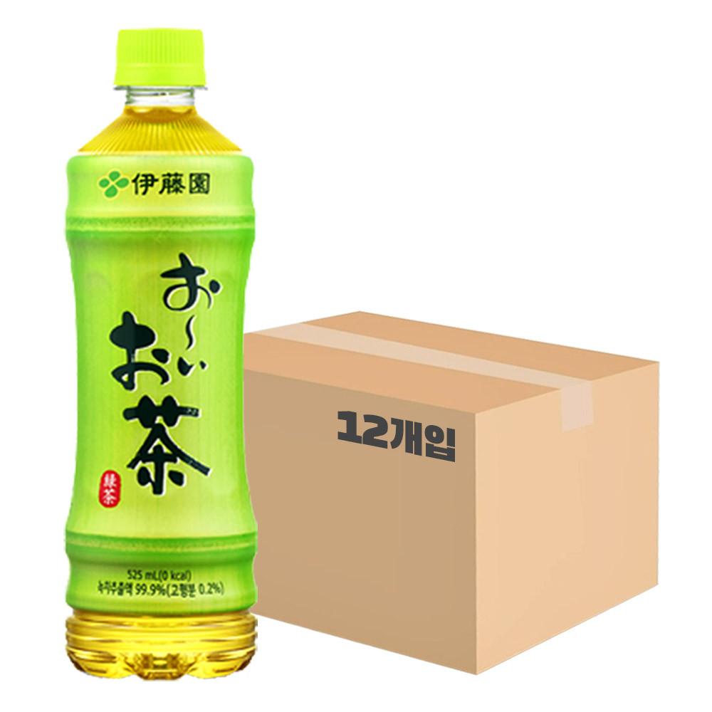 이토엔 오이오차 녹차 525ml x 12펫