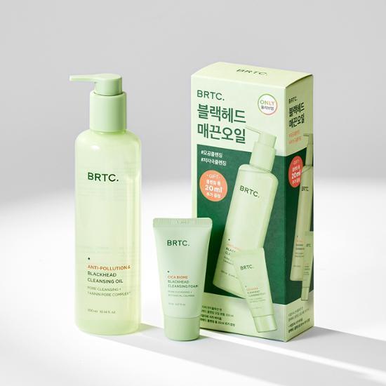 BRTC 안티폴루션 앤 블랙헤드 클렌징오일 300ml 기획 (+ 폼 20ml 증정)