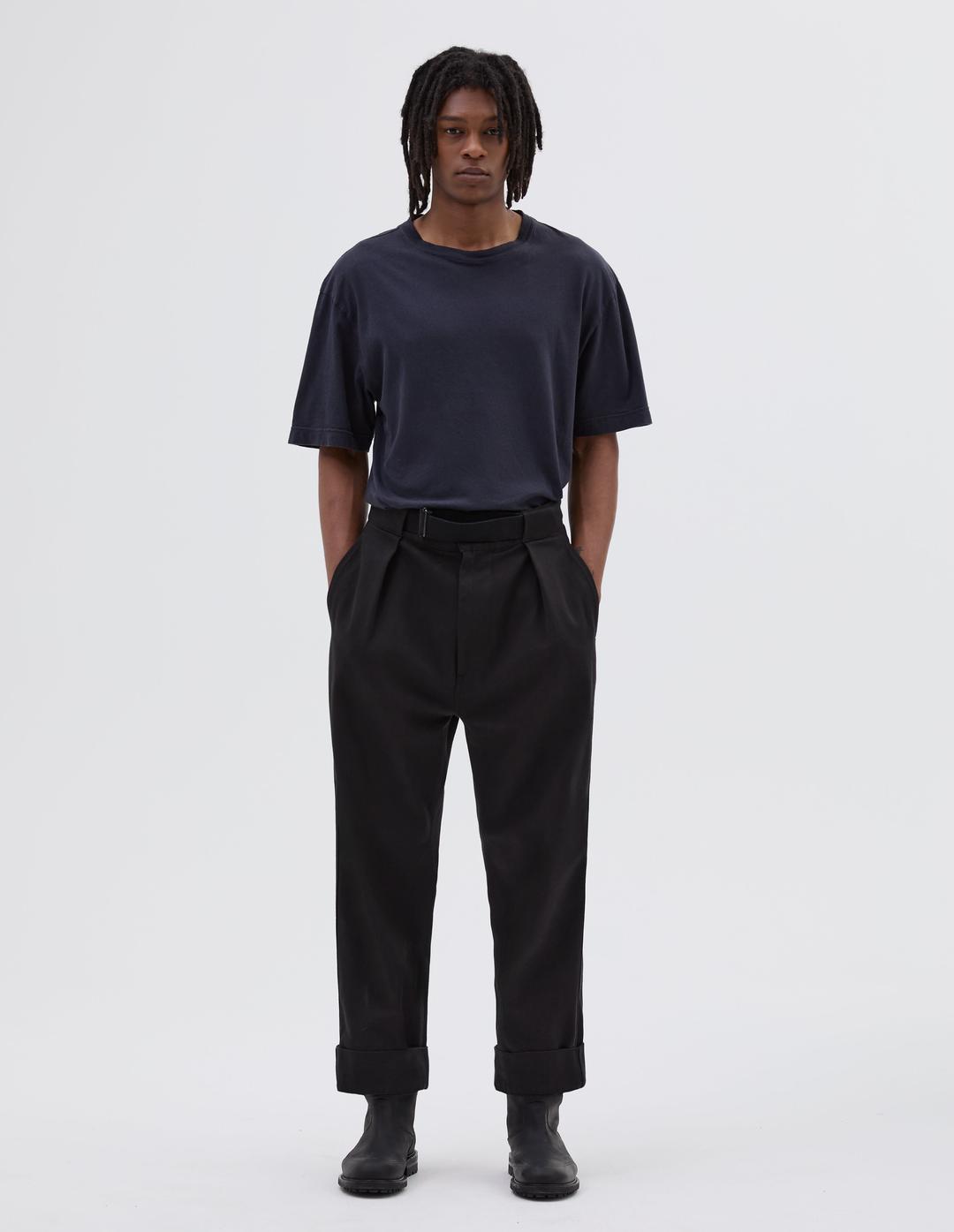 Off black wool cotton trouser | MHL. by Margaret Howell