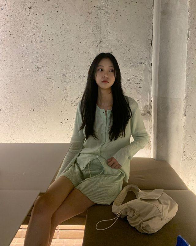 [여름신상]가디건 반바지 니트 츄리닝 세트