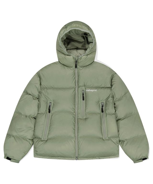 HOODED DOWN PUFFER[KHAKI]